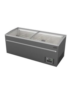 SUPERMARKET CHEST FREEZER GREY 2100 AUTOMATIC DEFROST