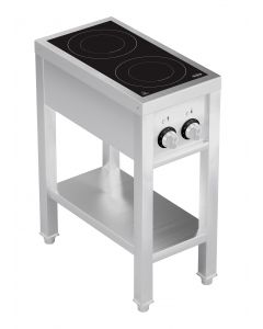 INDUCTION STOVE 2 HOBS WITH OPEN FRAME